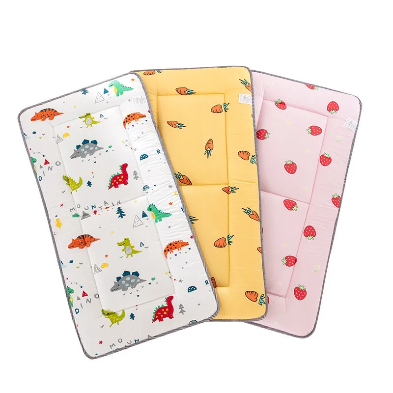 Baby Crib Bed Mattress Children Newborn Cotton Soft Crib Fitted Sheets Pad Infant Printed Universal Mat Nap Mattress Bedding