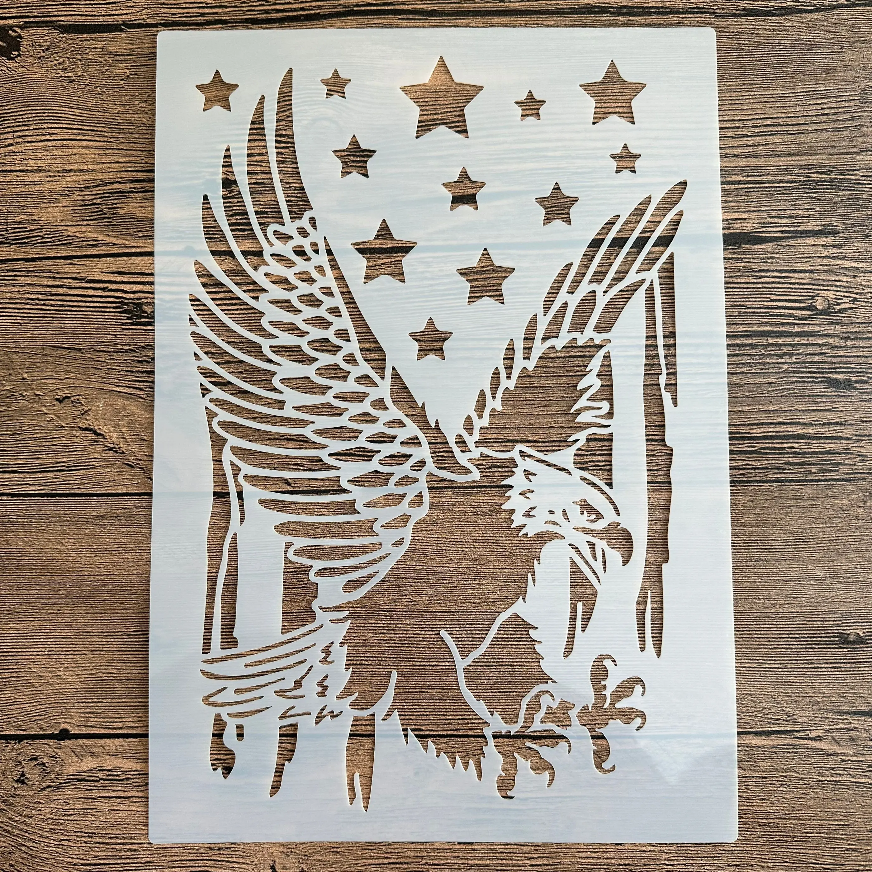 A4 29*21cm zwierzę orzeł DIY szablony malowanie ścian księga gości kolorowanie tłoczenie Album papier dekoracyjny szablon kartek, ściana