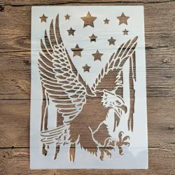 A4 29 *21cm Animal Eagle DIY Stencils Wall Painting Scrapbook Coloring Embossing Album Decorative Paper Card Template,wall