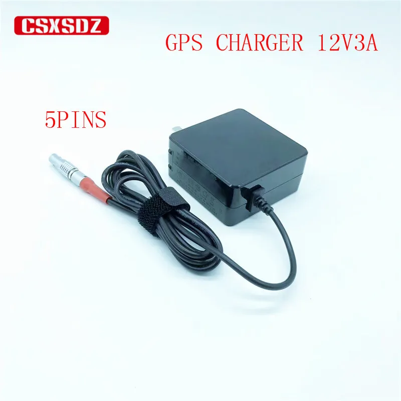 

South Kolida Sanding GNSS GPS RTK charger 12V K1Pro K3 K20 T7 charger 5pins