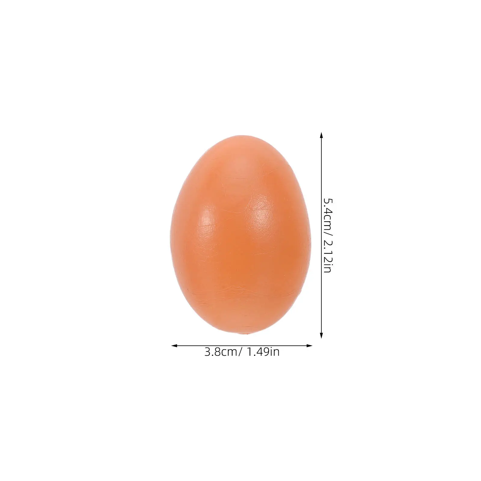 6Pcs Realistic Plastic Easter Eggs DIY Unfinished Smooth Surface Painting Craft Set for Kids Classroom Decor Pretend Play Early