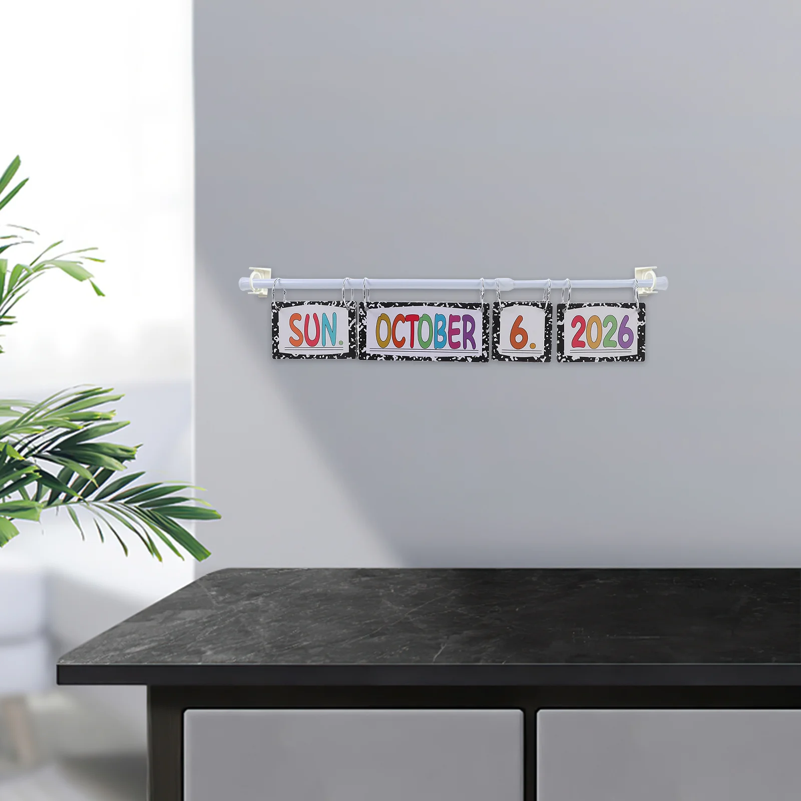 

Interactive Flip Calendar for Classroom Board Set Date Cards Holder Decor Teacher Must Have School Supplies