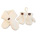 Beige Scarf Glove