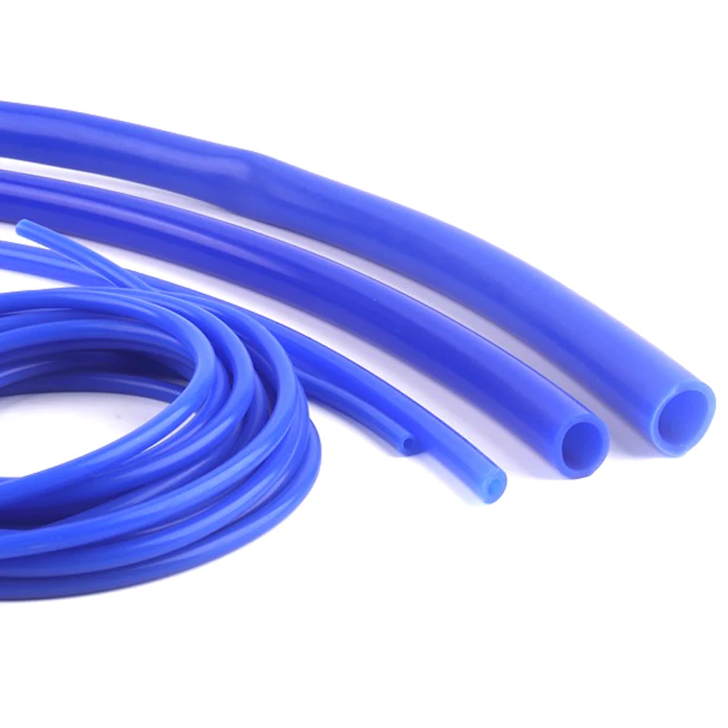 I.D2~40mm Blue Silicone Hose High Pressure Fuel Cylinder Vacuum Cooling Pipe Heat Resistant Automobile Oil Pipe Air Pump Tube