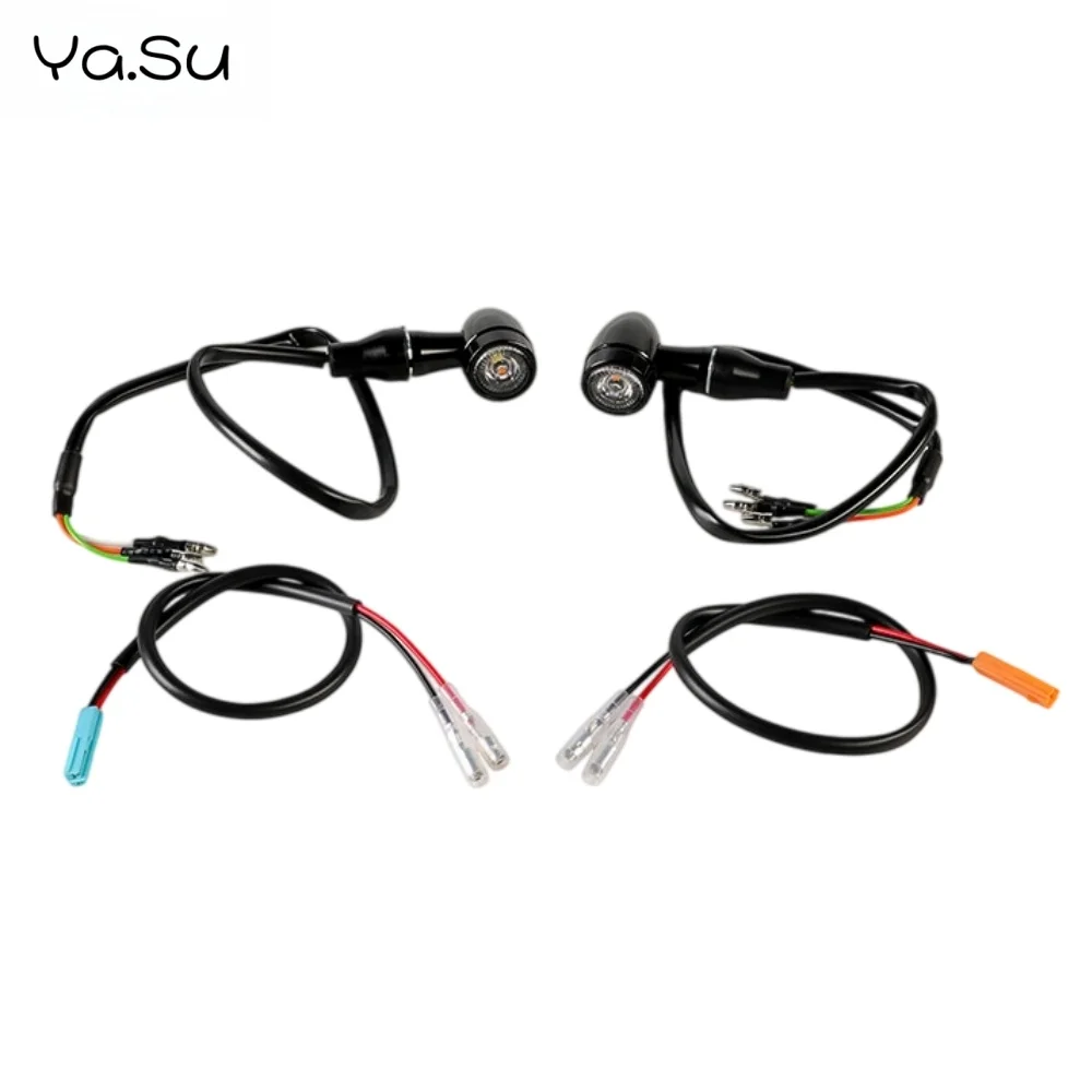 Universal Bullet Turn Signal Connector For Honda Cb500 Super Four 2026 Led Indicator