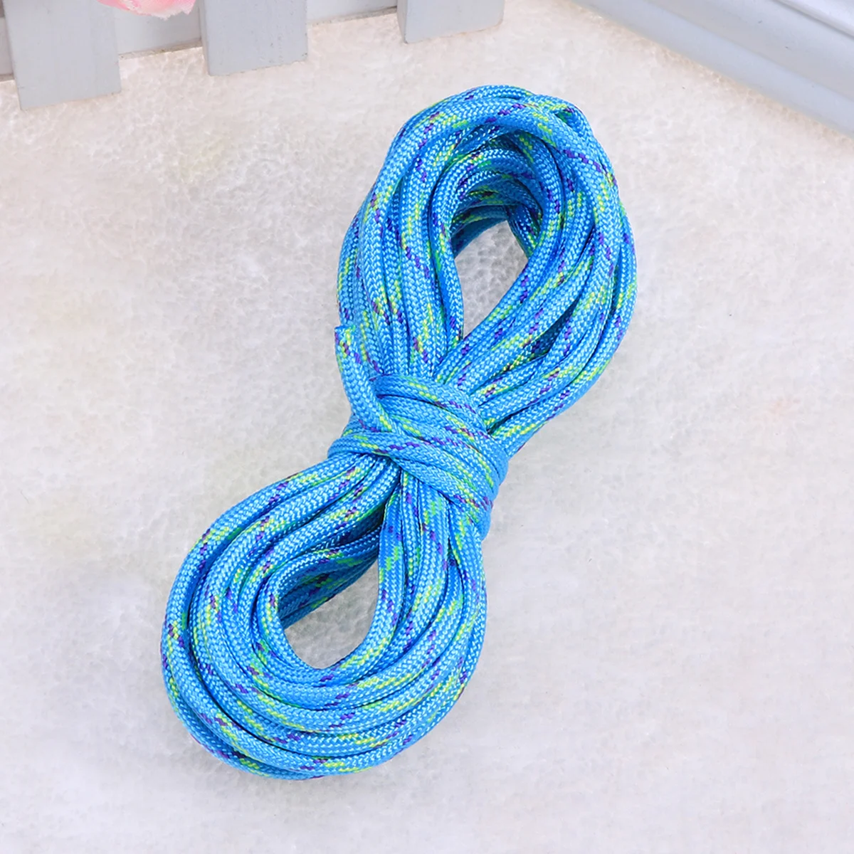 

7 Meters Paracord Rope Blue Nylon Braided Survival Cord For Camping Hiking Fishing Keychains Uv Resistant Durable Lightweight