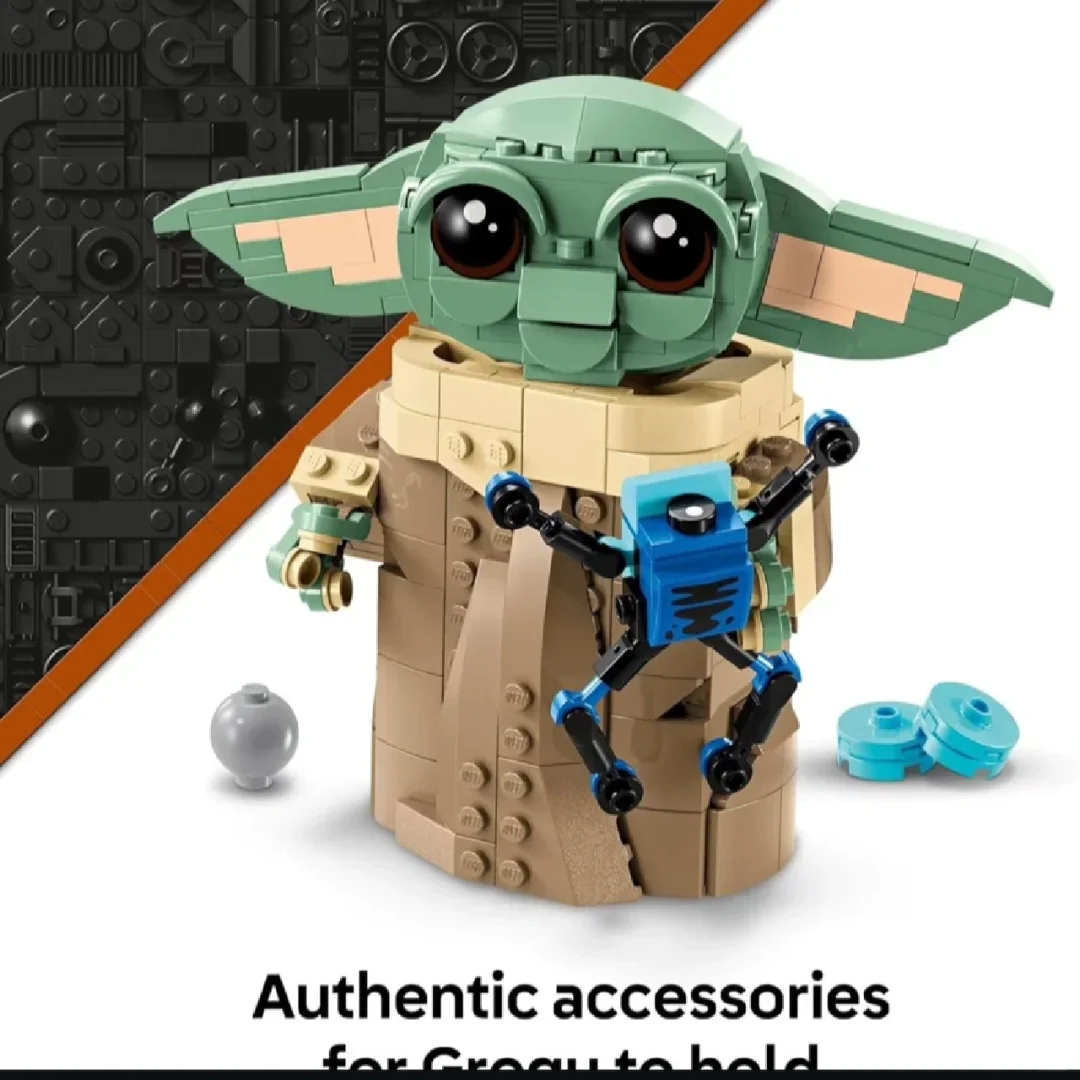 MOC 75403 Baby Gugu و Maglev عربة أطفال اللبنات الطوب تحوم عربة لطيف الكرتون ديكور المنزل هدايا عيد الميلاد