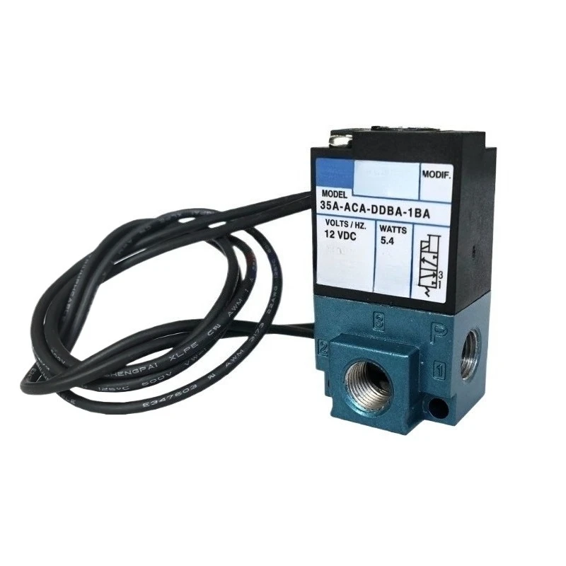 High‑Frequency Solenoid Valve 35A‑ACA‑DDBA‑1BA 12VDC Pneumatic Valve for Dispenser Printing Equipment
