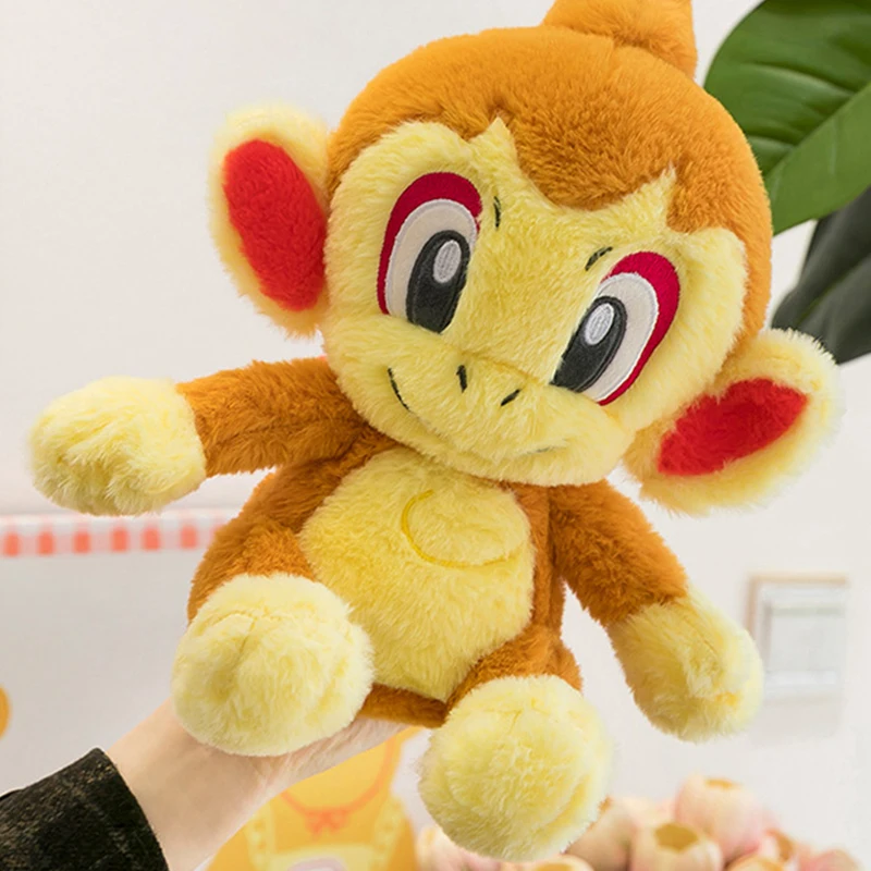 

30/50cm Chimchar Pokemon Large Plush Toys Anime Doll Cute Giant Pokémon Monkey Cute Cartoon Stuffed Plushie Pillow Gift for Kids