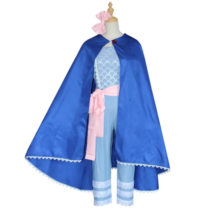 DY20Hot Toys Toy Story 4 Bo Peep أزياء تنكرية للنساء Little Bo Peep ملابس تنكرية عباءة بدلة حفلة الهالوين تكلفة الكبار #5