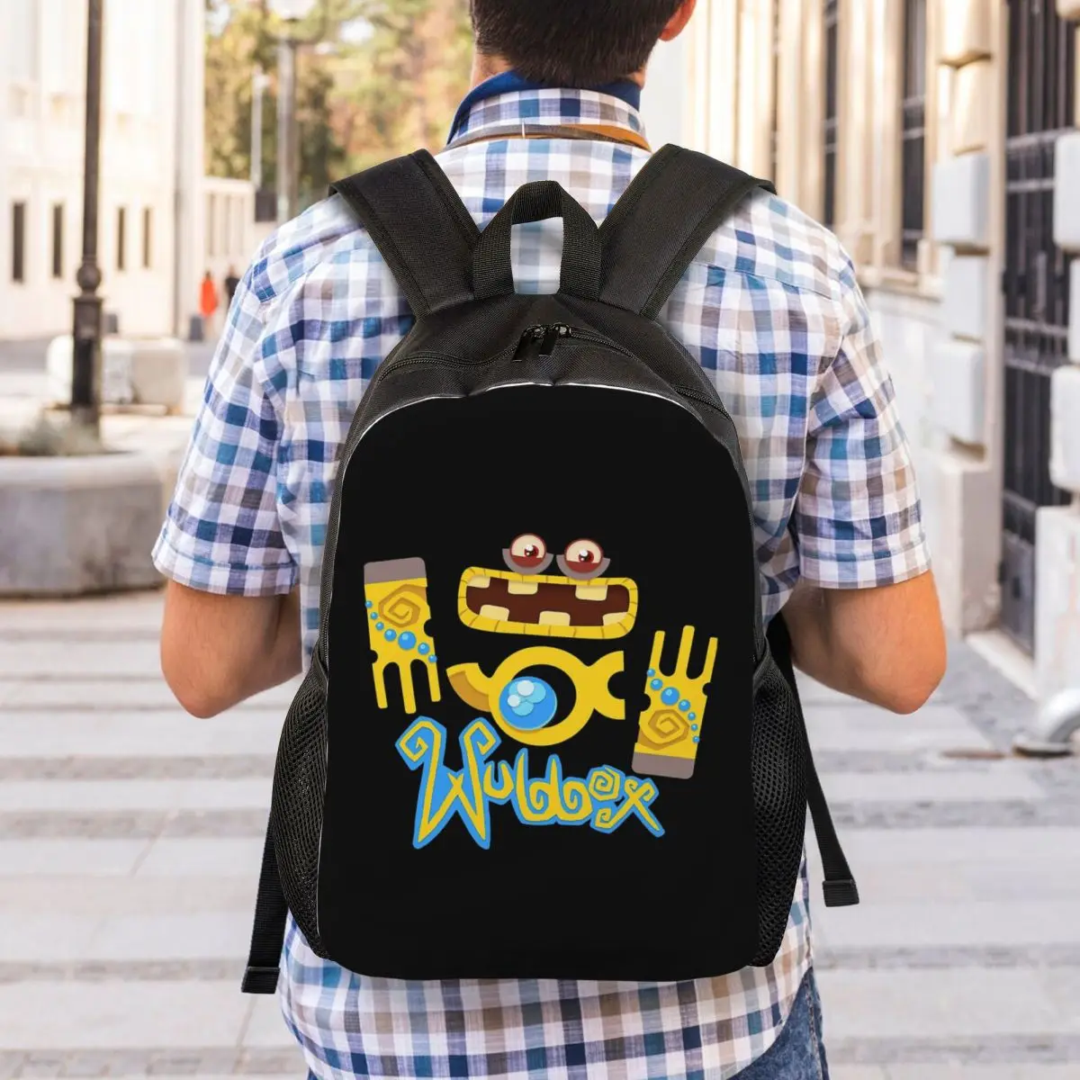 Wubbox My Singing Monsters Backpack Student Boys Girls BookBag School Bag Computer Shoulder Bags