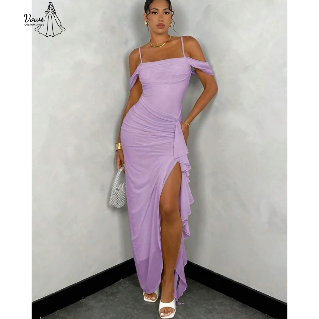 

Vows Chiffon Elegant Prom Dresses 2025 Luxury Evening Dress 2025 Custom Made Candle Sling Luxurious Party Dresses Ball Gowns