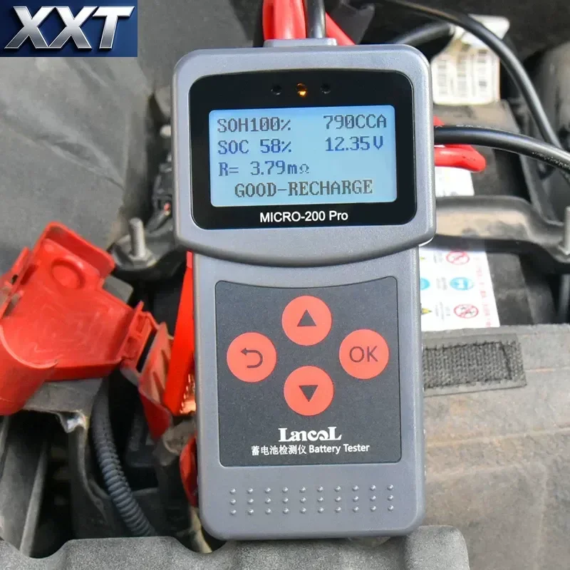 XXT Battery 12V24V English version to measure the quality of the battery, voltage internal resistance, power life