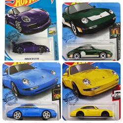 Hot Wheels zabawka samochód dla dzieci dla chłopców Porsche 911 Mustang Corvette Beetle McLaren łatwy tryb prezenty urodziny niespodzianka Diecast 1/64