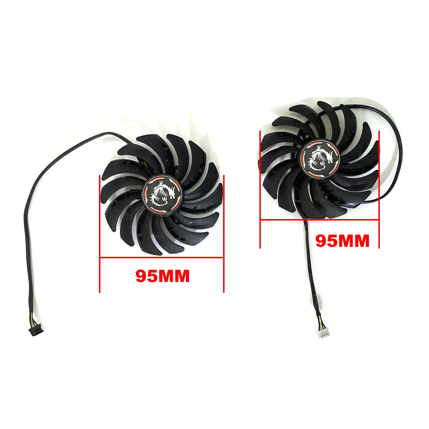 Replacement of graphics card fan Copy 95mm 4pin PLD10010S12HH DC12V RTX2070 For MSI RTX2070 GAMING Z 2X video card fans