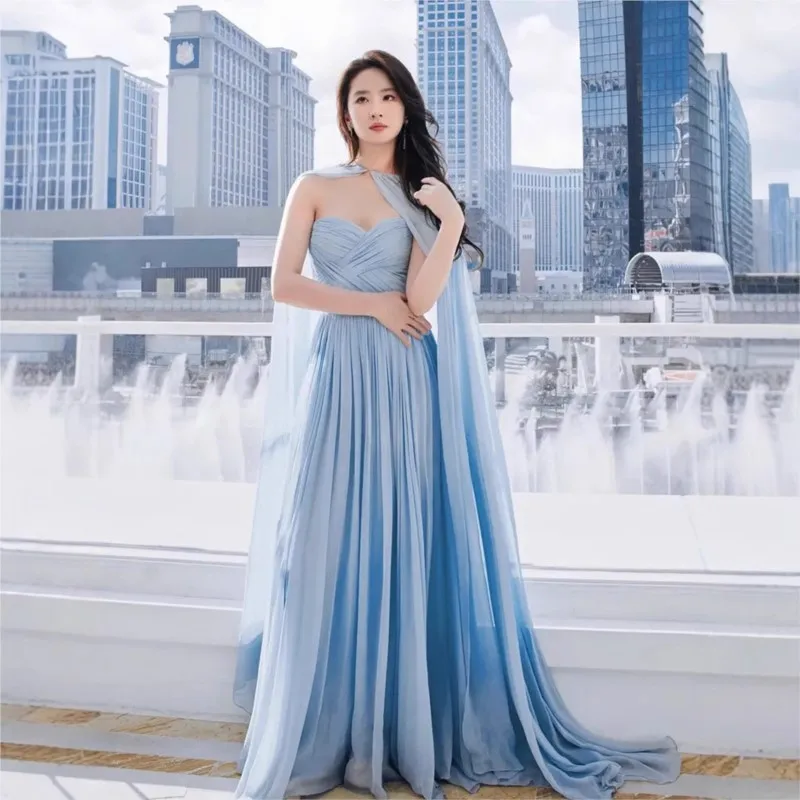 

Long shawl for balls banquet performances toasts adult dresses