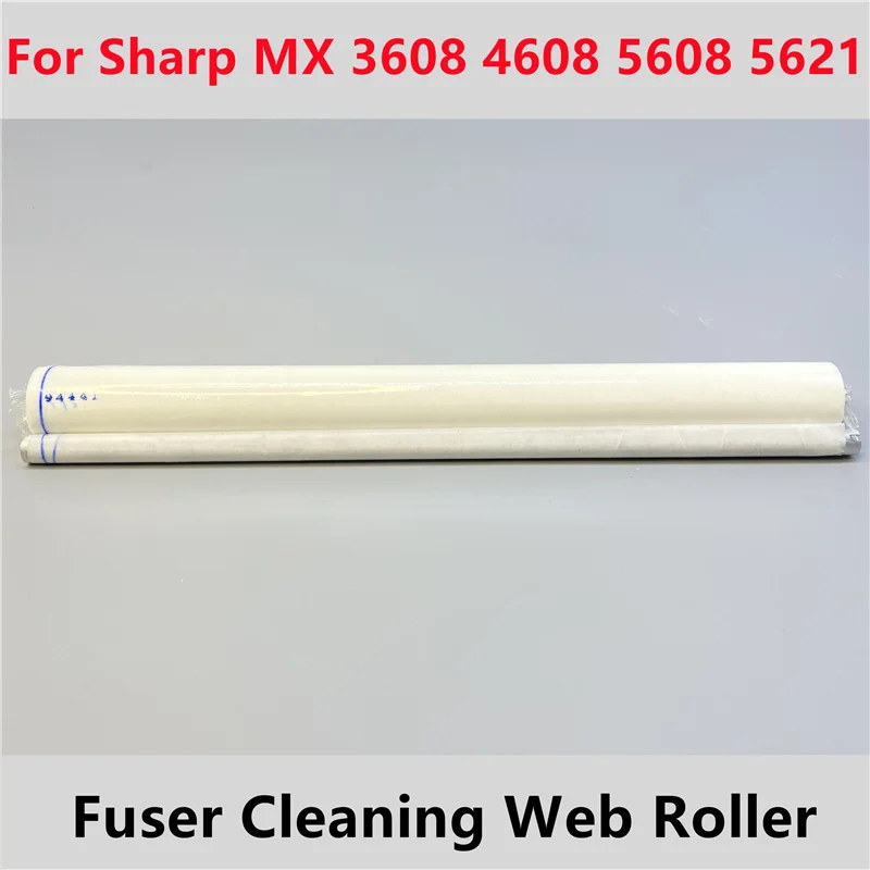 4PCS M3608 Fuser Cleaning Web Roller For Sharp MX M3608 4608 5608 3658 4658 5658 Oil Roller 4621 5621 Fuser Cleaning Web Roller