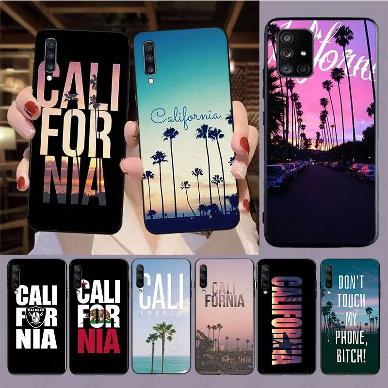 CALIFORNIA funda Phone Cover For samsung Galaxy A53 A52S A11 A14 A13 A21S A22 A23 A24 A32 A33 A34 A40 A41 A50 A51 A71 A73 cases