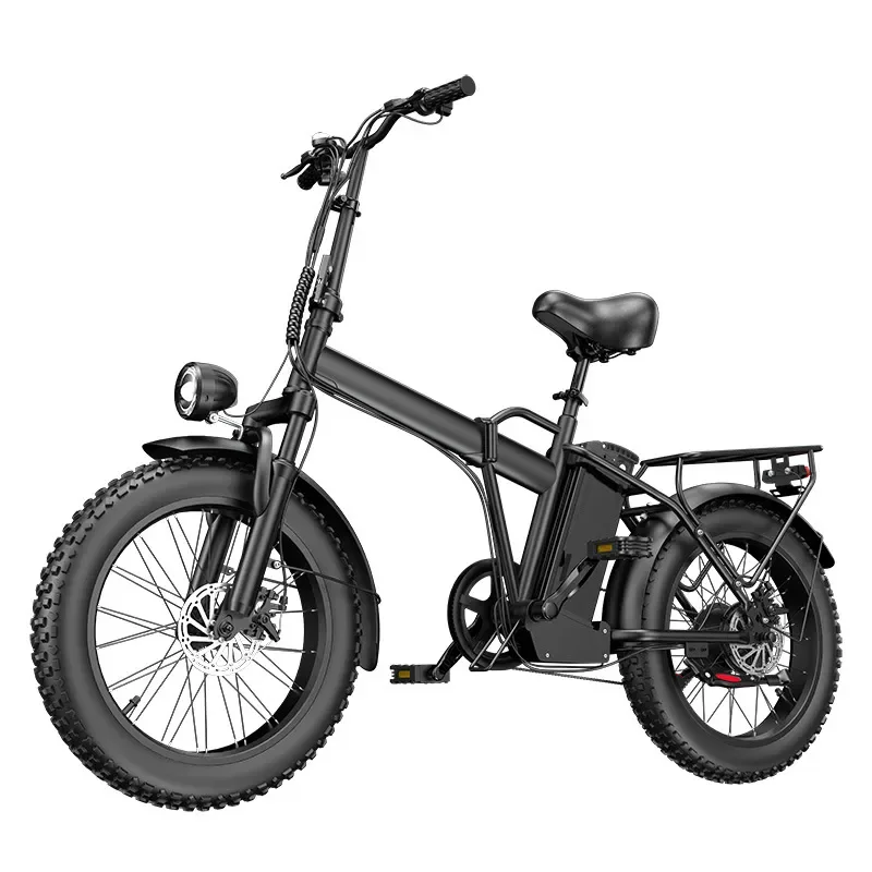 20 Inch High Carbon Steel Wide Tire Mountain Bike Snow Electric Bicycle Export Battery Car Electric Vehicle