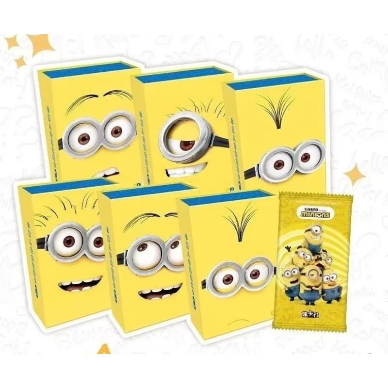 Card Fun Minions Big Eyes Series Funny Collection Card First Shot Cute Collection Card Cartoon Film Children\'s Gifts Toys