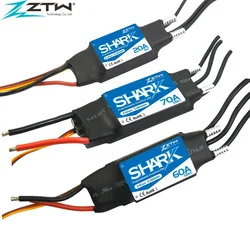 ZTW Shark Dual Way 20A 30A 40A 50A 60A 70A 80A BEC Waterproof Brushless ESC For RC Boat With Water-Cooling