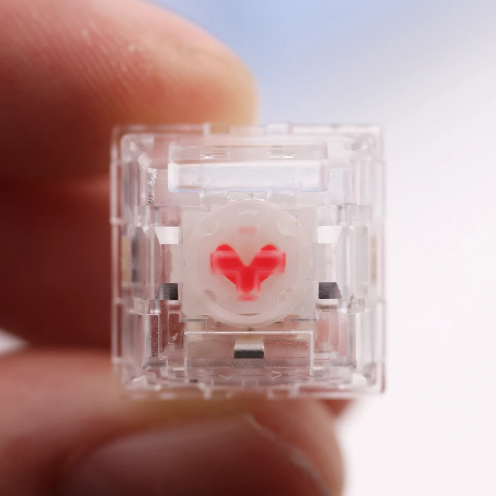 TTC Love Heart Switch 42gf 3Pins Linear Switches for Mechanical Keyboard Diy