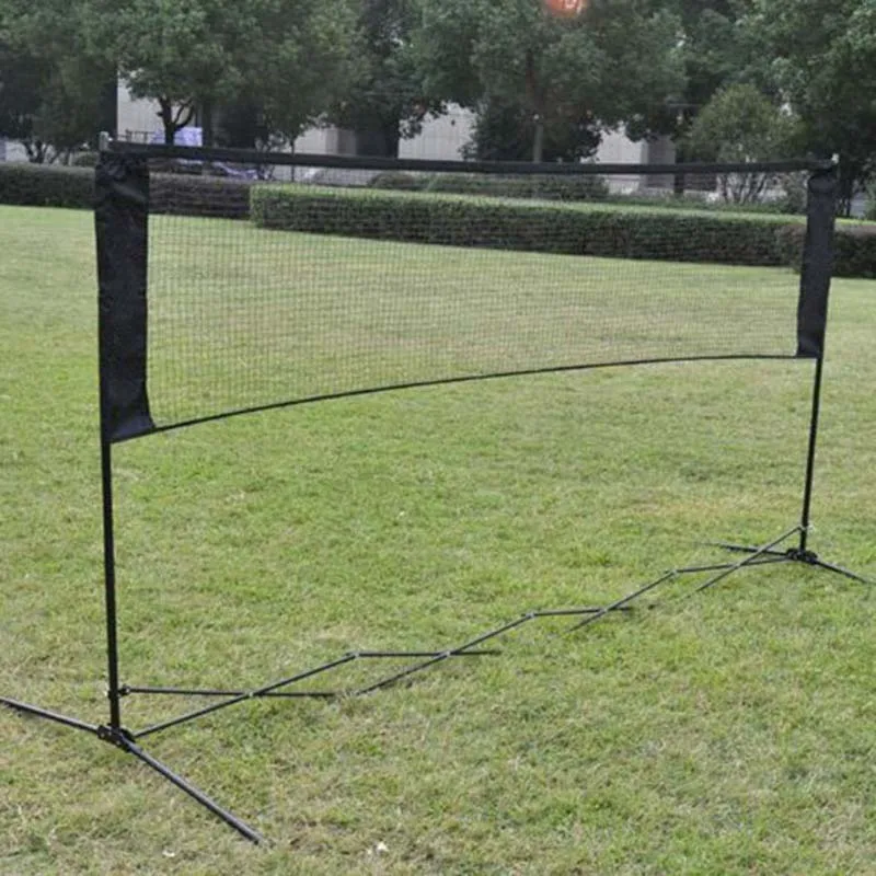 

Professional Training Mesh Standard Badminton Net Sports Net For Outdoor Badminton Tennis Volleyball Net Replacement 6.2*0.64M
