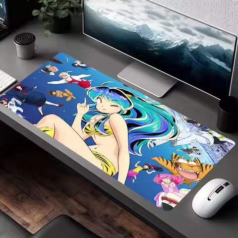 Urusei Yatsura Anime Extra Large Gaming Laptop Computer Desk Mat Mouse Pad Mouse Mat Notbook Mousepad Gamer
