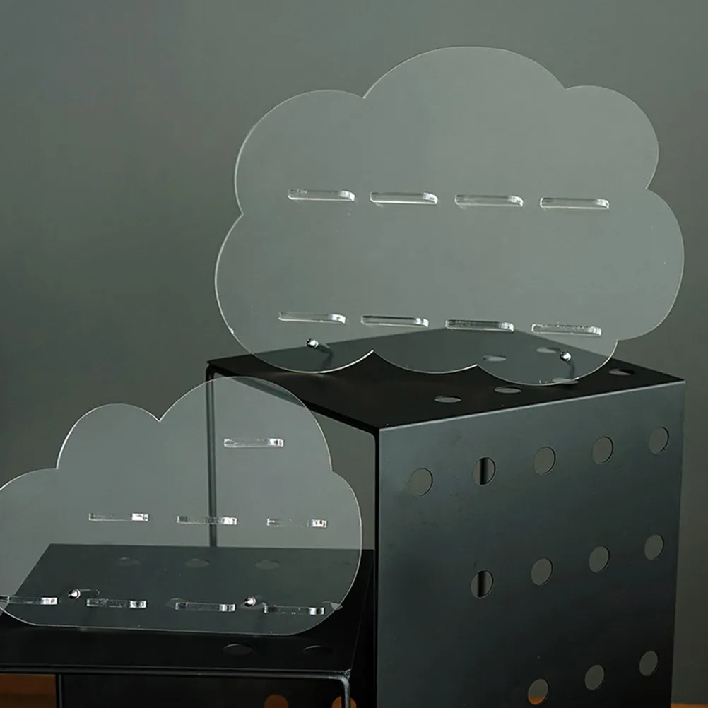 1Pcs Acrylic Cake Display Rack Cloud Shape Wedding Pastry Stand L Size Dessert Cupcake Biscuit Showcase for Party Birthday