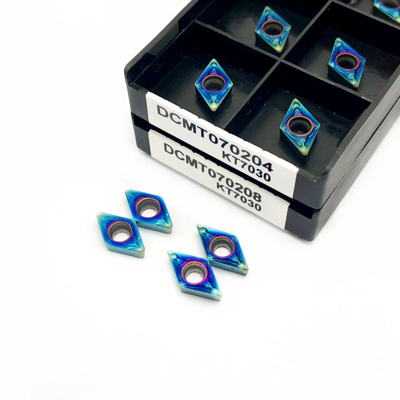 

Нано-синий 10 шт. DCMT070204 DCMT070208 KT7030 твердосплавный инструмент высокого качества режущий инструмент DCMT 070204 DCMT070208 токарная вставка