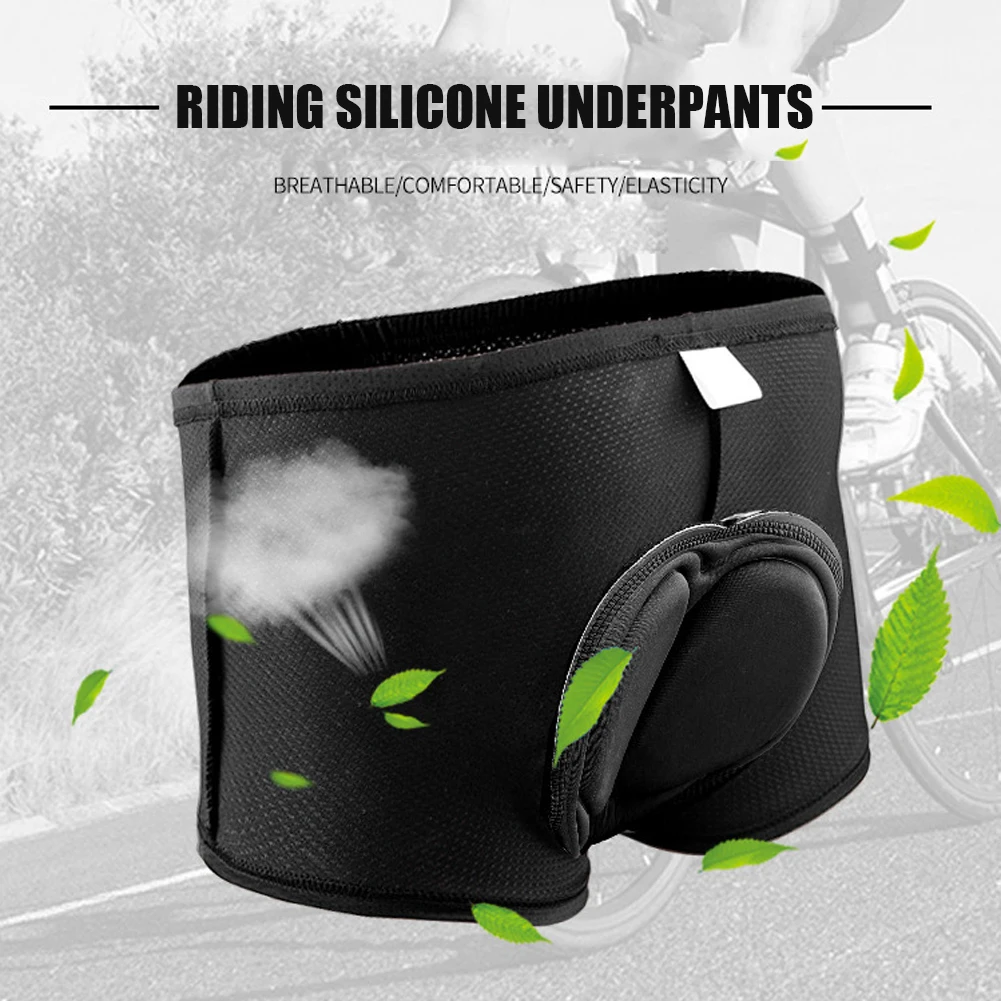 Unisex Cycling Sports Shorts Breathable Thickened Gel Pad MTB Bike Women Men Underpants Bicycle Padded Underwear Riding Shorts