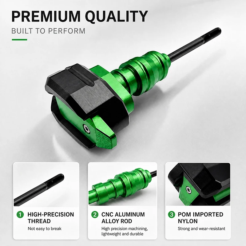 CNC Machined Motorcycle Crash Sliders Frame Anti Crash Protector Falling Protection Rod For Kawasaki Z650 Ninja650 Ninja Z 650 A