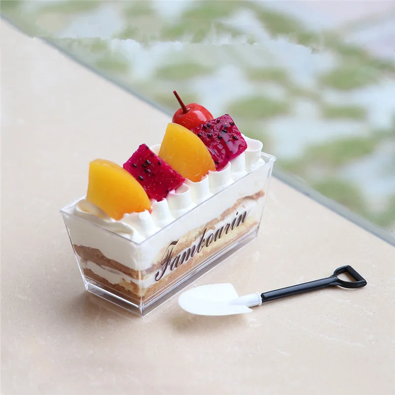 

50pcs High quality square hard plastic transparent tiramisu cups baking diy pastry ice cream pudding jelly dessert cup party cup