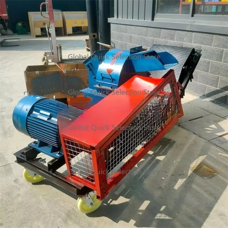Labor-Saving Motorized Wood Shredder & Grinder with 2T/H Capacity for Mushroom Farming Substrate and Fungal Growth
