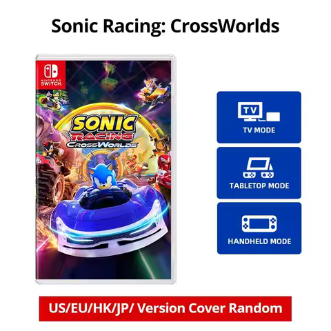 Sonic Racing CrossWorlds - Nintendo Switch Game Deal 100% Official Physical Game Card Support TV Tabletop Handheld