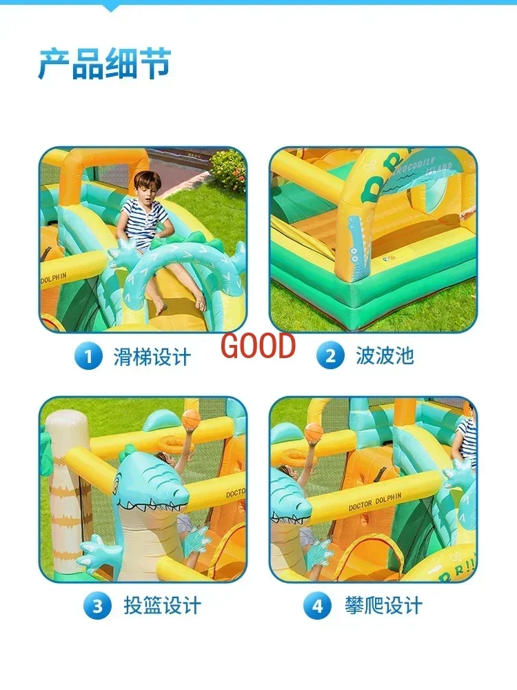 

Home Indoor and Outdoor Children Slide Naughty Castle Rock Climbing