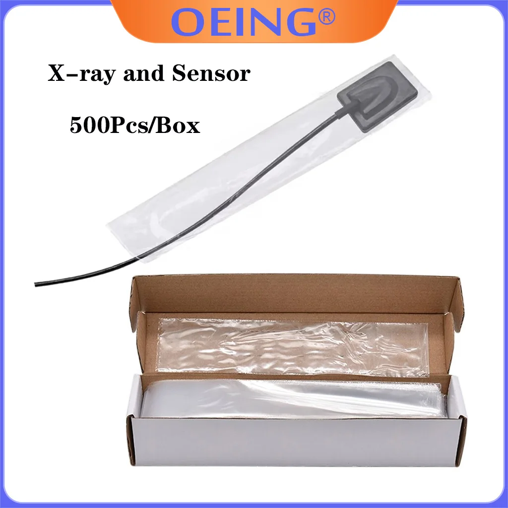 Disposable Dental Material Poly Pastic For X-Ray Sensor Protective Film Cover 500pcs/Box