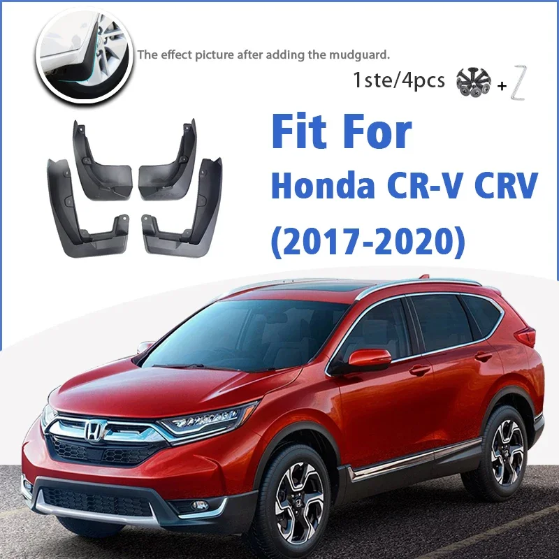 

For Honda CR-V CRV 2017 2018 2019 2020 Mud Flap Guards Splash Mudguard Fender Mudflaps Car Accessories Front Rear 4pcs