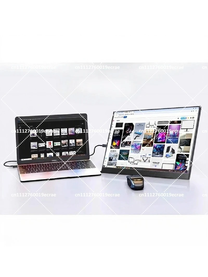 Portable 4K Monitor for Laptop, Gaming External Screen with USB-C, Secondary Display for Productivity