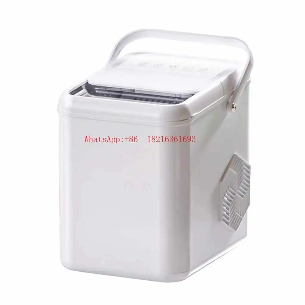 Small Automatic Ice Machine, Household Round Ice Machine, Ice Cube Making Machine