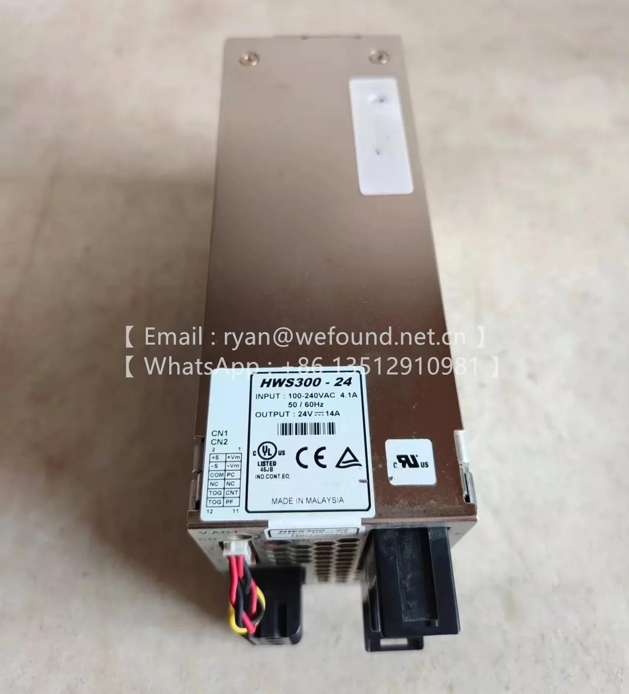 HWS300-24 per TDK-Lambda AC-DC, 100-240 V CA 24 V 14 A 336 W