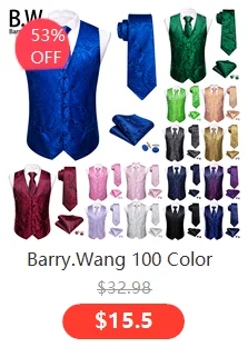 Barry.Wang Neuheit Seide Männer Krawatte Taschentuch Manschettenknöpfe Set Jacquard Tier Dinosaurier Fledermaus Gravat Krawatte Für Männliche Hochzeit Business – Detail 33