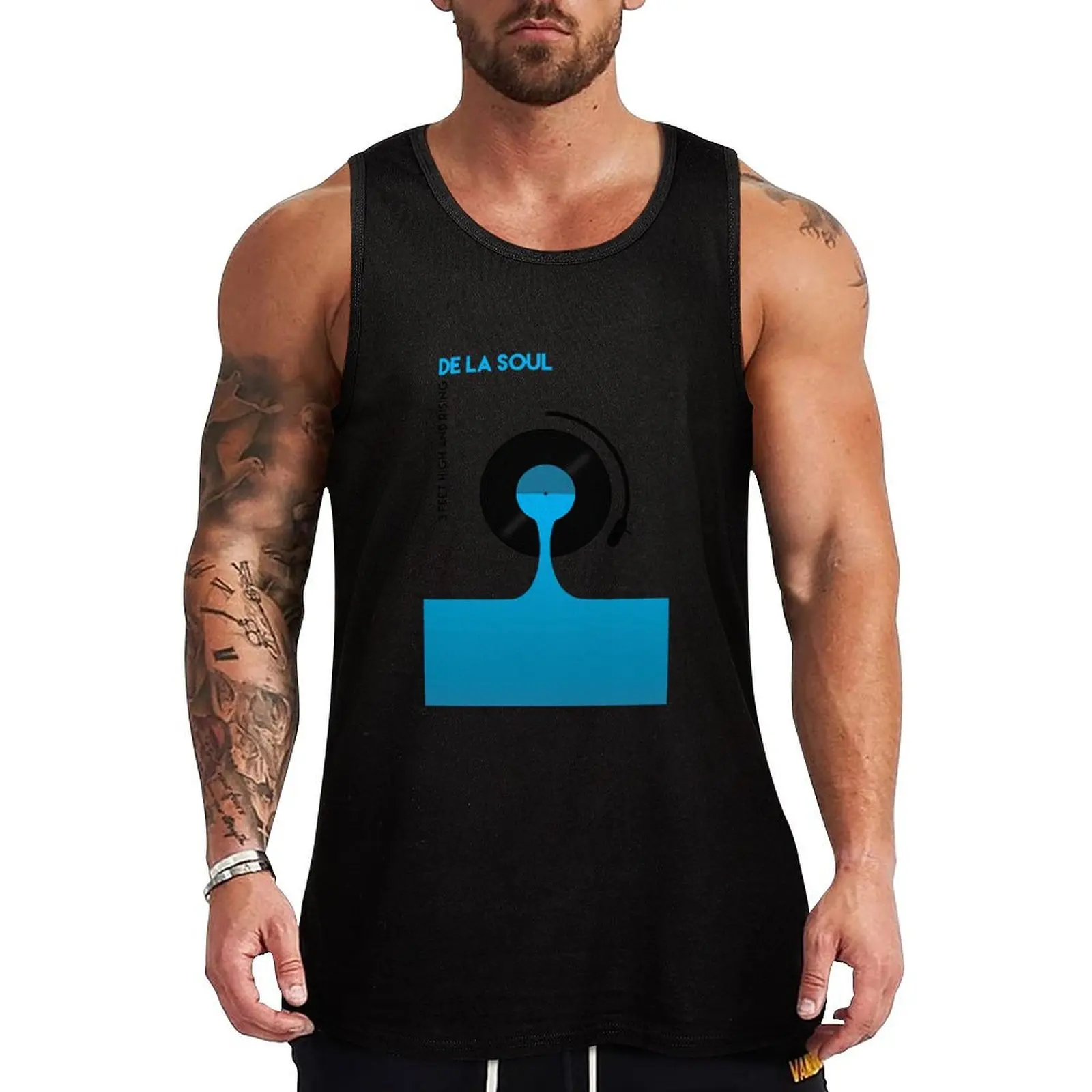 3 feet high and rising Tank Top man vest male top Sleeveless men Men's gym t-shirt