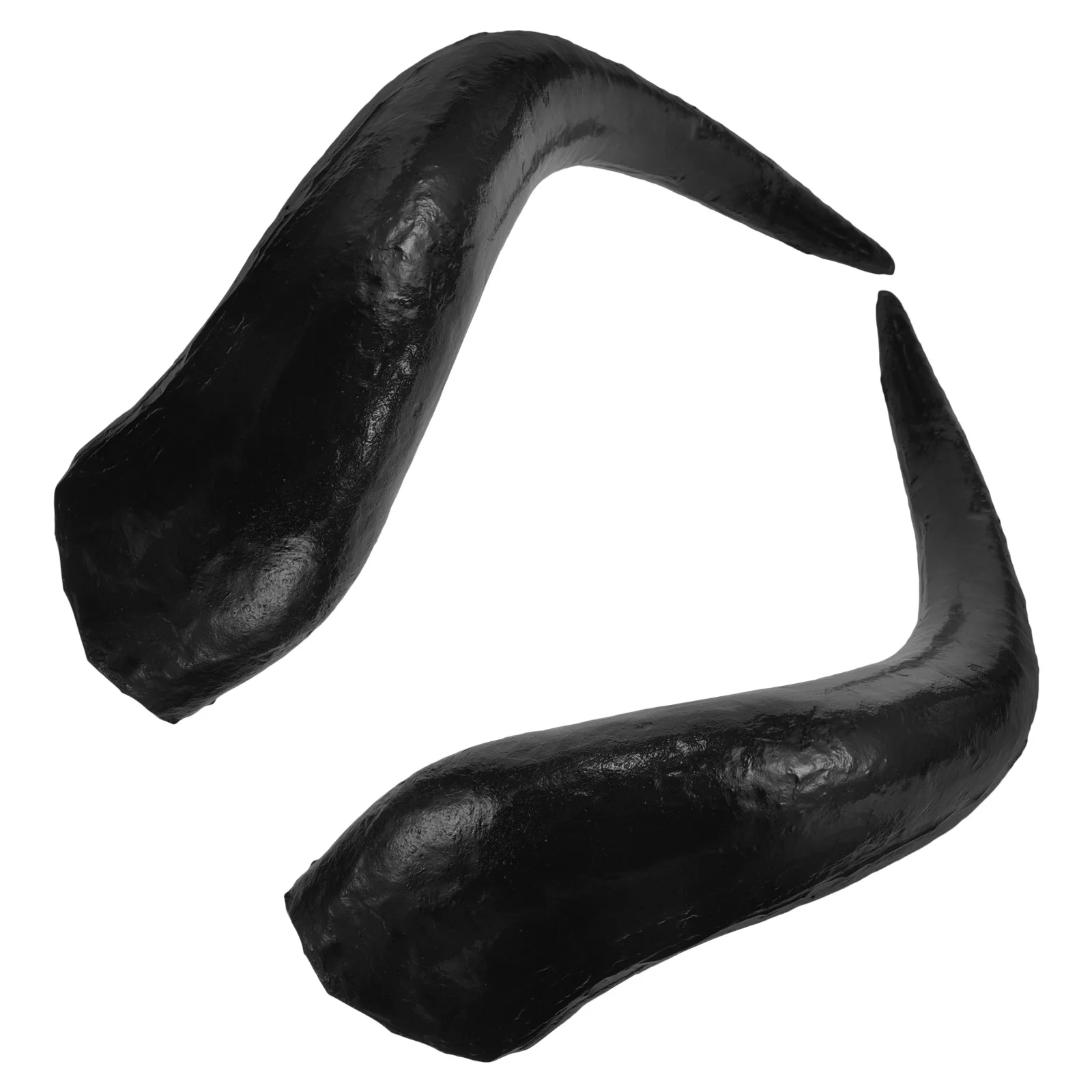 

1 Pair Simulation Large Horn Vibrant Color Diy Hair Decor For Halloween Cosplay Party Masquerade Bull Horn Headdress Accessory