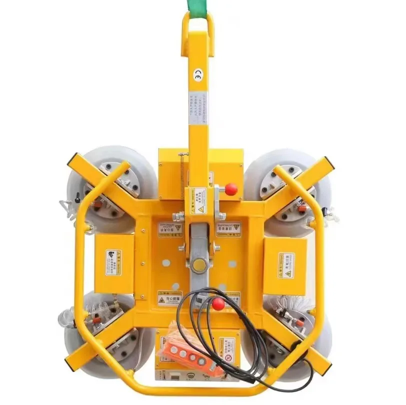 

New 4 6 8 Suction Cup Vacuum Glass Lifter Manual Rotating and Flipping Feature 400 600 800kg Capacity