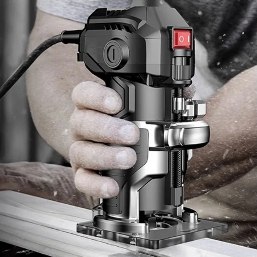 

30000R/M 500W Multi-functional trimming machine Woodworking household bakelite Slotting Engraving