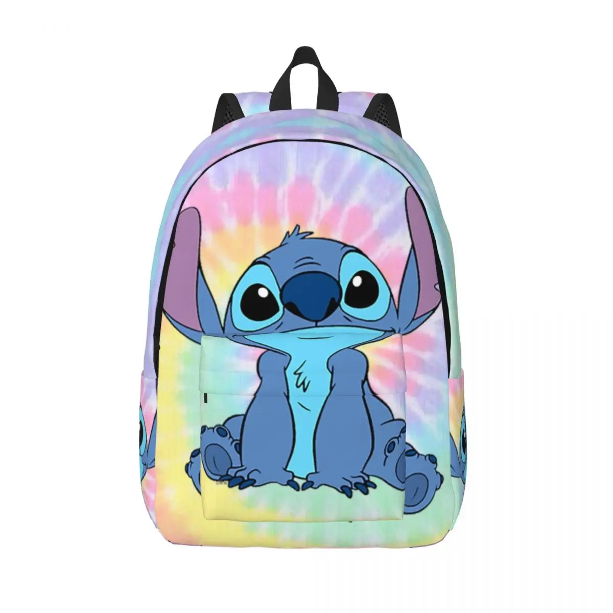 

Colorfull Stitch Backpack Middle High College School Student Bookbag Teens Canvas Daypack Gift