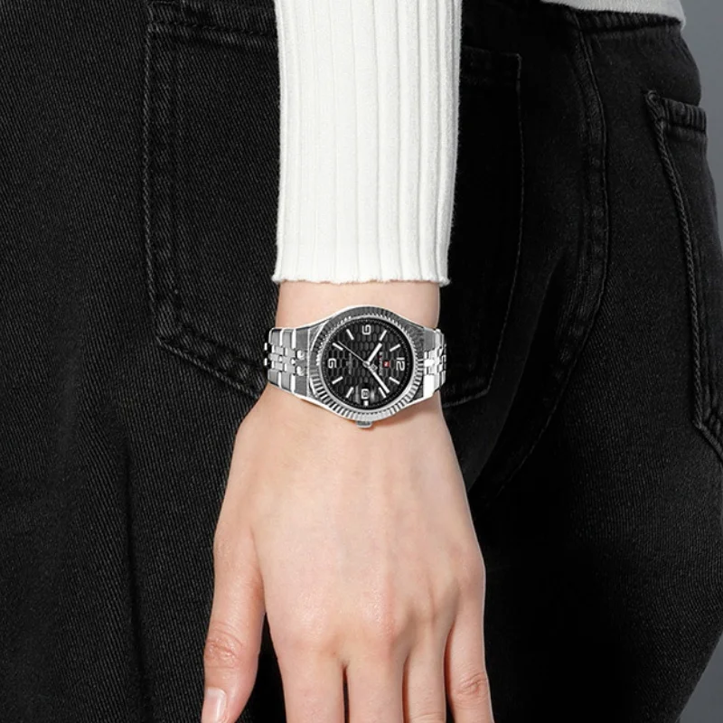 NAVIFORCE Women Quartz Sport Watch High Quality Female Steel Bracelet Waterproof Ladies Wristwatch Romantic Reloj MujerNF5079