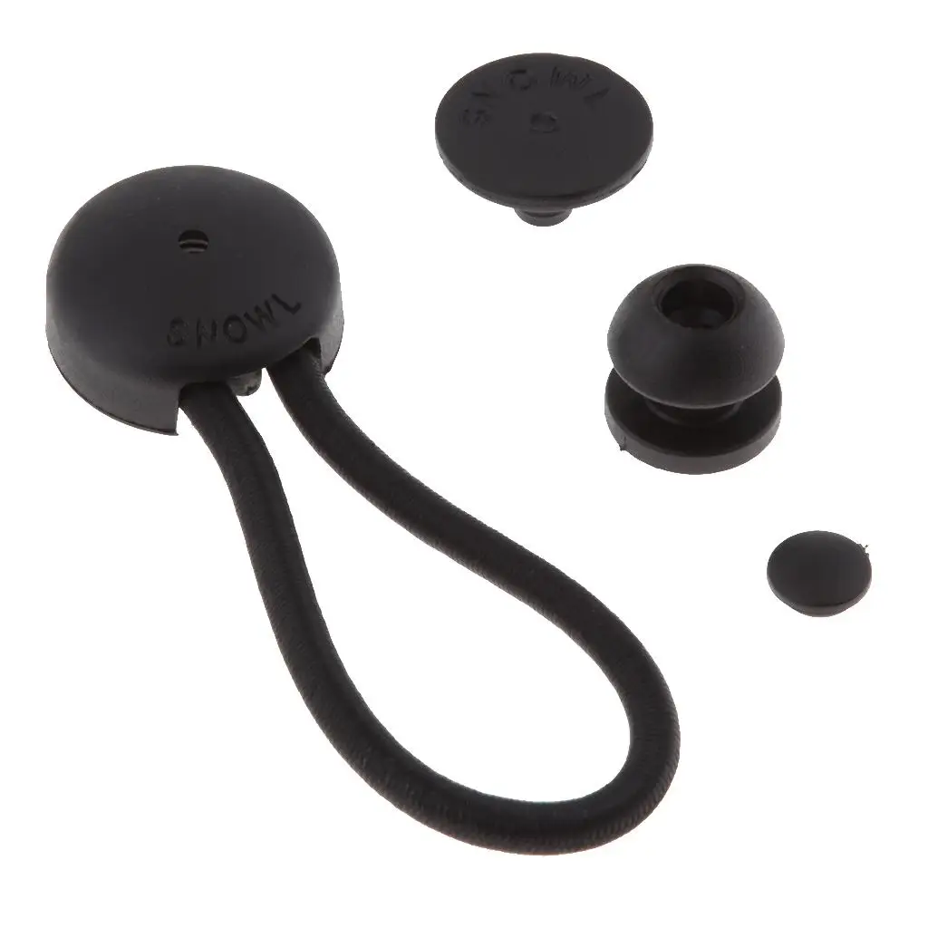 Ball Bungee Cords Pack Plastic Tie Down Accessory Boat Parts for Luggage Holder and Tent Fixing