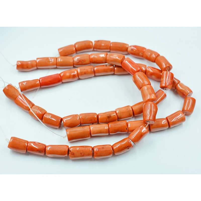 

Wholesale. 10 strands/LOT 12-14MM thick. Orange natural coral loose beads. (1 strand = 15 inches)